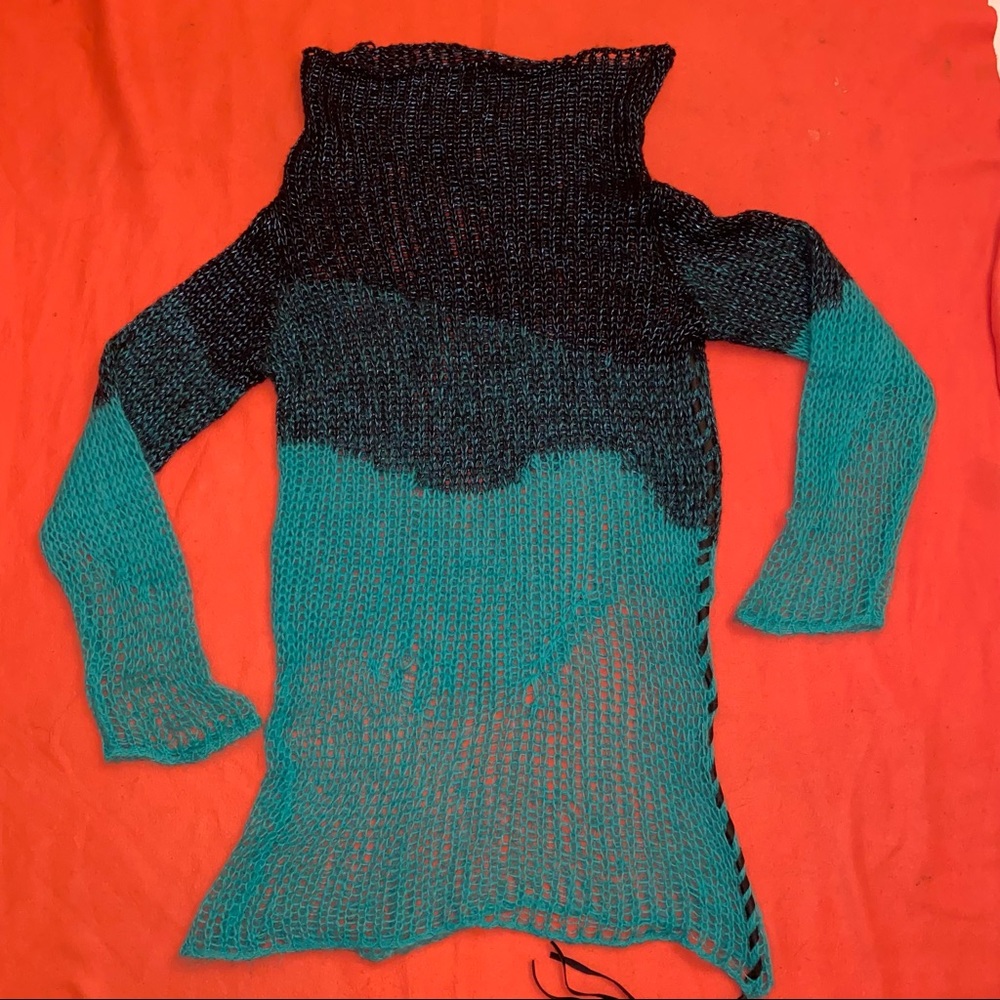 New condition Diesel transformer sweater Mohair Loose Knit